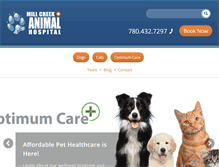 Tablet Screenshot of millcreekvet.com