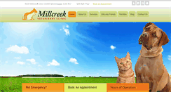 Desktop Screenshot of millcreekvet.ca